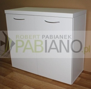 Szafka pod akwarium 2FR. blat36 biały laminat 100x40x70cm