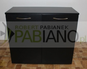 Szafka pod akwarium czarny laminat 80x35 i 70 cm wysoka 