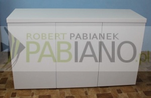 Szafka pod akwarium120x50x70 blat 36mm  Biały laminat KLIK 