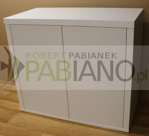 Szafka pod akwarium 60x40i70 blat i boki 36mm  biały laminat KLIK 
