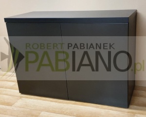 Szafka pod akwarium 2FR. KLIK blat36 czarny laminat 100x40x70cm 