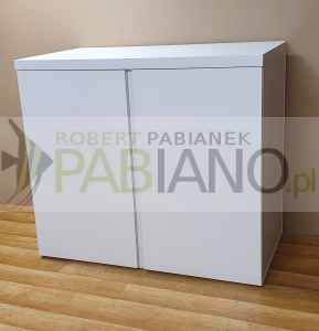 Szafka pod akwarium 80x40x70cm biały laminat blat36przegr 