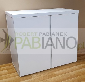Szafka pod akwarium 100x40x70cm biały laminat  blat36przegr 