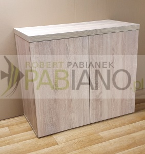 Szafka pod akwarium 60x30i70 blat36mm dąb sonoma klik