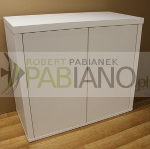 Szafka pod akwarium 100x40i80 blat i boki 36mm  biały laminat KLIK 