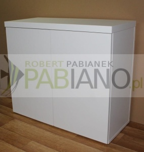 Szafka pod akwarium 80x50x70cm biały laminat KLIK blat36