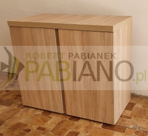 Szafka pod akwarium 100x50x70cm sonoma blat36przegr