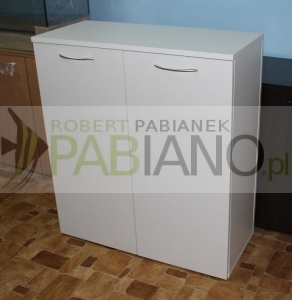Szafka pod akwarium Biały laminat 80x35 i 70 cm wysoka