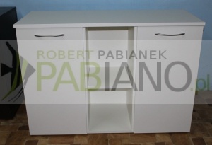 Szafka pod akwarium 2d Biała 100x40 i 70 cm wysoka