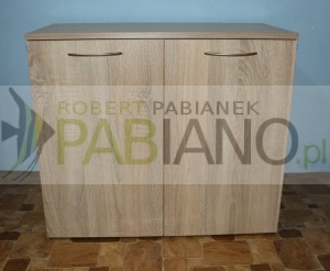Szafka pod akwarium Dąb Sonoma 80x35 i 70 cm wysoka