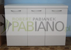 Szafka pod akwarium Biała 100 x 50 i 70 cm  wysoka blat 36mm 
